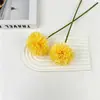 Flores de margarita artificiales para tenis de mesa, decoración de sala de estar, arreglo de escena de boda, accesorios de fotografía, adornos de escritorio, flores de diente de león artificiales