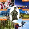 Impermeable de primeros auxilios para exteriores, supervivencia, emergencia, acampada, campo, pérdida de temperatura, aislamiento, equipo de abrigo, manta de supervivencia, suministros para exteriores