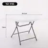 Venta Directa de Fábrica Mesa Plegable Comercial Mesa de Comedor Simple Mesa Plegable para Puestos Mesa de Puesto para Hogar al Aire Libre Camping