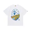 Camiseta estilosa japonesa da marca Ape Kikai Maneki Neko de manga curta para homens e mulheres, adolescentes, moda de rua e campus, camiseta juvenil de manga curta