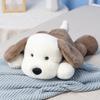 Lindo cojín de cachorro acostado niña cama muñeca para dormir muñeca de trapo lindo perro muñeco regalo de cumpleaños femenino