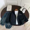 Conjunto de Chaqueta de Primavera y Otoño para Niños, Chaqueta Exterior Nueva y Elegante, Jeans Rectos de Color Sólido para Bebés y Niños Pequeños, Atuendo de Otoño