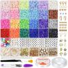 Explosiones transfronterizas de Amazon en Europa y Estados Unidos 6000 piezas de cuentas de arcilla cuentas de cerámica blanda pulsera de joyería accesorios DIY