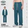Conjunto de Sudadera con Cremallera y Forro Polar para Hombre Ckx Estilo Americano Sudadera con Capucha Pantalones Deportivos Sueltos Casuales Conjunto de Dos Piezas