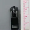 No. 5 Tiradores de Cremallera, Tirador de Nailon Negro por Electroforesis, Tirador de Cremallera Metálico para Bolsos y Ropa, Tirador de Cremallera de Aleación de Zinc