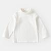 Camiseta Infantil Dudu Estilo Primavera y Otoño Camiseta Básica para Niños Top de Manga Larga para Niñas Top Redondo para Bebé Moderno