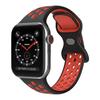 Adecuado para Correa de Apple Watch Hebilla de 8 caracteres Correa de Apple Watch Bicolor Correa para iWatch Apple Correa de reloj de silicona Apple Nike