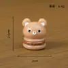Micro-paisagem Criativa Desenho Animado Hambúrguer Guaxinim Fofo Figurinhas de Grânulos Acessórios Decorativos DIY Mini Enfeites de Mesa