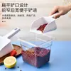 Pala de Hielo Blanca Engrosada Especial para Tienda de Té con Leche Pala de Plástico para Alimentos Material Pala para Granos de Supermercado Fabricador de Hielo Comercial Tamaño Grande