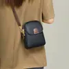 Bolsa para Celular Feminina 2026 Novo Estilo Bolsa Transversal de Couro Genuíno, Estilosa e Versátil, Sensação de Luxo, Bolsas Pequenas de Ombro