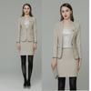 Traje de negocios color albaricoque, traje para mujer, comercio exterior, negocios, presidente, vestido formal, moda, entrevista OL, herramientas, temperamento, monos.