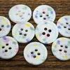 Botones Adorables de Colores con Manchas para Ropa DIY Infantil, Pinzas para el Cabello, Accesorios para Bolsos, Botones de Resina para Suéteres