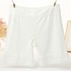 8949 talla extra grande para mujer leggings de ropa interior de cintura alta anti-luz seda de hielo sin costuras encaje pantalones de seguridad
