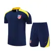 2526 Real Madrid Manga Corta Miami Uniforme de Entrenamiento Adulto Manga Corta Uniforme de Fútbol Transpirable Nápoles Traje de Manga Corta
