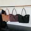 Comercio Exterior Estilo Europeo y Americano Mate Perezoso Chic de un Solo Hombro Gran Capacidad Gamuza para Viajar Bolso Tote Retro Nuevo para Mujer