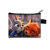 Nuevo Minicartera de Zootopia 2, Tarjetero Multifuncional Portátil, Bolsa de Almacenamiento de Monedas de Gran Capacidad