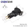 Zhengcheng M8Smd Conector Smd 3 4D5B6 Núcleo Socket de 8 Pines Conector Hembra de Reflujo Tipo de Interfaz de Plástico
