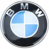 Adecuado para Tapacubos de Rueda Bmw, Tapacubos Centrales de Rueda Azules y Blancos de 68 mm, Tapacubos Decorativos para Ruedas de 10 Radios, Logos para Tapacubos de Rueda