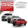 Tixinrui es Adecuado para Toyota Hilux Revo Deflector de Lluvia Vigo Ceja de Lluvia para Ventana Accesorios para Coche Modificados Deflector de Lluvia