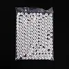 Material DIY artesanal acessórios de contas soltas pérola de imitação ABS contas soltas Jin inteiras contas redondas de furo duplo 4-20mm