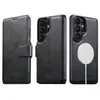 Funda de Teléfono tipo Cartera con Tapa abatible para Samsung S26Ultra con Ranura para Tarjetas y Soporte de Carga Inalámbrica Magnético Dos en Uno, Funda de Cuero