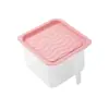 Caja de Almacenamiento de Plástico Transparente Sellada para Refrigerador con Asa, Contenedor de Almacenamiento de Granos para Cocina, Caja de Almacenamiento de Alimentos