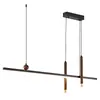 Lámpara colgante minimalista italiana para restaurante, lámpara colgante lineal vintage wabi-sabi de espectro completo para proteger los ojos para mesa de comedor de casa de huéspedes y barra de bar