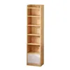 Prateleira Simples para Armazenamento Doméstico para Varanda, Armário Estreito ao Lado da Máquina de Lavar, Armário de Parede com Portas, Estante de Livros de Chão