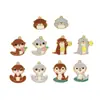 Acessórios DIY para Porquinho da Índia Aquático Pingente de Liga de Castor Pingente de Gotejamento de Óleo Decoração de Bolsa Acessórios de Animais Cartoon