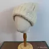 Gorro de Lana con Orejas de Gato para Mujer con Circunferencia de Cabeza Grande, Lindo Gorro para Clima Frío de Otoño e Invierno, Engrosado para Calidez y Protección, Gorro de Felpa Tejido