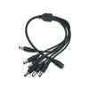 Nuevo cable de alimentación CC de 1 variable 6DC 1 punto 6 cabezales de alimentación Línea de distribución de alimentación centralizada LED Línea de 2,1 mm