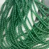 Cuentas Sueltas de Aventurina Natural, Cuentas Redondas de Aventurina, Accesorios para Joyería DIY, Pulseras, Collares y Cuentas para Ropa con Cuentas