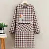 Ropa de trabajo de fábrica manga larga overol para adultos delantal cocina casa catering puesto transpirable moderno alta calidad