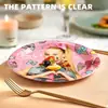 Platos de Papel Desechables, Platos para Pastel de Fiesta de Cumpleaños, Platos DIY para Niños, Platos Redondos, Cualquier Elección de Platos, Forma Redonda