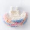 Vestido Infantil Lingfeng Primavera e Verão Novo Vestido Tutu Suspensório Saia Tutu Dia das Crianças Saia Bolo Saia Coelhinho para Crianças