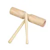 Instrumento de Percussão Peixe de Madeira Orff Triângulo Infantil Instrumento de Percussão Baqueta Dupla Maracas Pandeiro Conjunto de Sinos para Jardim de Infância