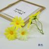Cadena de flores de crisantemo persa flor artificial cabeza de flor de margarita de 3 horquillas accesorios hechos a mano para DIY caja de flores caja de regalo con decoración de caja de regalo manual