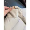 Zedejiayi 90% penugem de pato! Gola com acabamento em fleece, leve, quente, fashion, colete de outer wear com modelagem solta