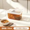 BNBSOficina Lonchera Contenedor de Sopa Apto para Microondas Material de Grado Alimenticio PP Refrigerar Congelar Multiusos