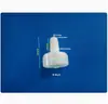 Conector de púas de rosca interior de plástico de 4 puntos 6 puntos Tipo dividido Adaptador de rosca para manguera de agua blanda de 20 mm Boquilla de agua roscada de paso recto
