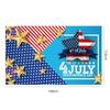 Amazon Tela de Fondo del Día de la Independencia Americana Decoración Festiva Tela Colgante para Fiesta Foto Carnaval Banderas Transfronterizas Suministros Personalizado