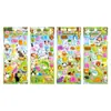 Adesivos Estéreo Cartoon de Animais Fofos 3D para Crianças Artesanato Educativo de Educação Infantil Decoração de Álbum de Fotos Recompensa para Bebês