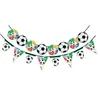 Tema Copa do Mundo de Futebol Prato de Papel Descartável Copo de Papel Caixa de Pipoca Conjunto Bandeira Toalha de Mesa Decoração Estrada
