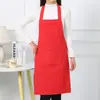 Ropa de Trabajo linda para Vendedor de Guardería de Cocina Manga Larga a Prueba de Aceite Algodón para el Hogar Antiretroceso Mono Estilo Coreano Moda Delantal