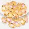 Nuevo Producto en Stock 12x20 Meteorito Agujero Único Cristal de Vidrio Colgante Accesorios para Joyería Hecha a Mano DIY Cuentas Sueltas Venta al por Mayor
