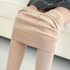 Leggings de veludo perolado espessadas com forro de lã para mulheres, outono e inverno, novas calças quentes para os pés, calças de uma peça para uso externo, calças femininas slim fit para emagrecimento
