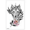 Novos adesivos de tatuagem à prova d'água flor cabeça de lobo tigre crânio de leão adesivos temporários europeus e americanos adesivos de tatuagem de venda quente