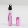 Botella Decantadora de Perfume de 5 ml con Ventana Pequeña, Relleno Inferior, Botella con Auto-Bomba Spray, Botella de Muestra de Aluminio Tipo Prensa, En Stock