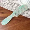 Pente de Cabelo Portátil, Pente Grande de Dentes Largos Exclusivo de Nicho, Pente Pequeno para Cabelos Curtos, Pente de Acetato, Mini Pente