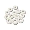 Manga protectora de alambre ignífuga de silicona para sobrecable, anillo de sellado de orificio pasante, bobina protectora blanca de doble cara, hebilla protectora de alambre impermeable